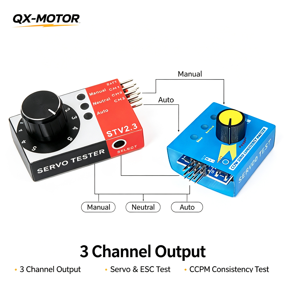 RC Servo Tester 3 Channel CCPM - Rc Helicopter Battery 评论和价格